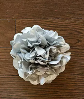 Tissue Paper Pom Pom Place Card