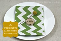 Wood Slice Place Cards