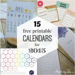 14 Printable Calendars for 2014 - Organize and Decorate Everything