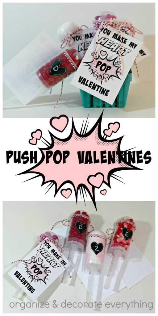 Valentine's Day push pop
