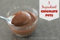 3 Ingredient Chocolate Pots