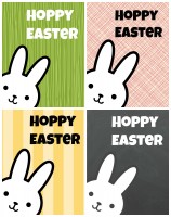 Hoppy Easter Bunny Printables