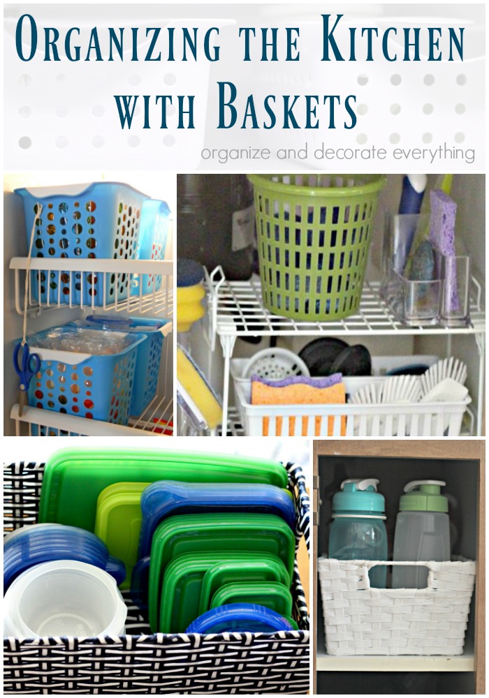 Organizing the Kitchen with Baskets