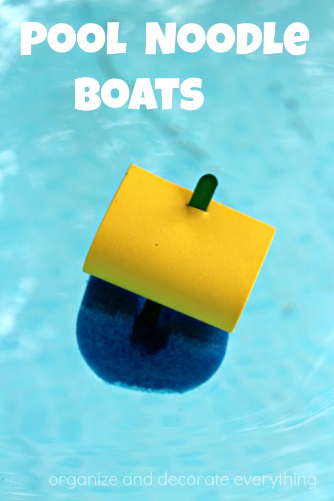 Pool Noodle Boats