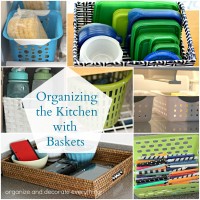 Organizing the Kitchen with Baskets