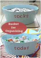 Bucket for Organizing and Fun