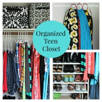 Organized Teen Closet - Organize and Decorate Everything