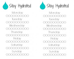 Stay Hydrated printable - Organize and Decorate Everything