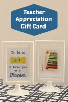 Teacher Appreciation Printable and Gift Card Idea