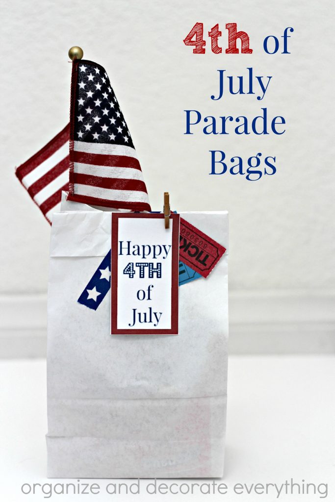 4th of July Parade Bags for the kids