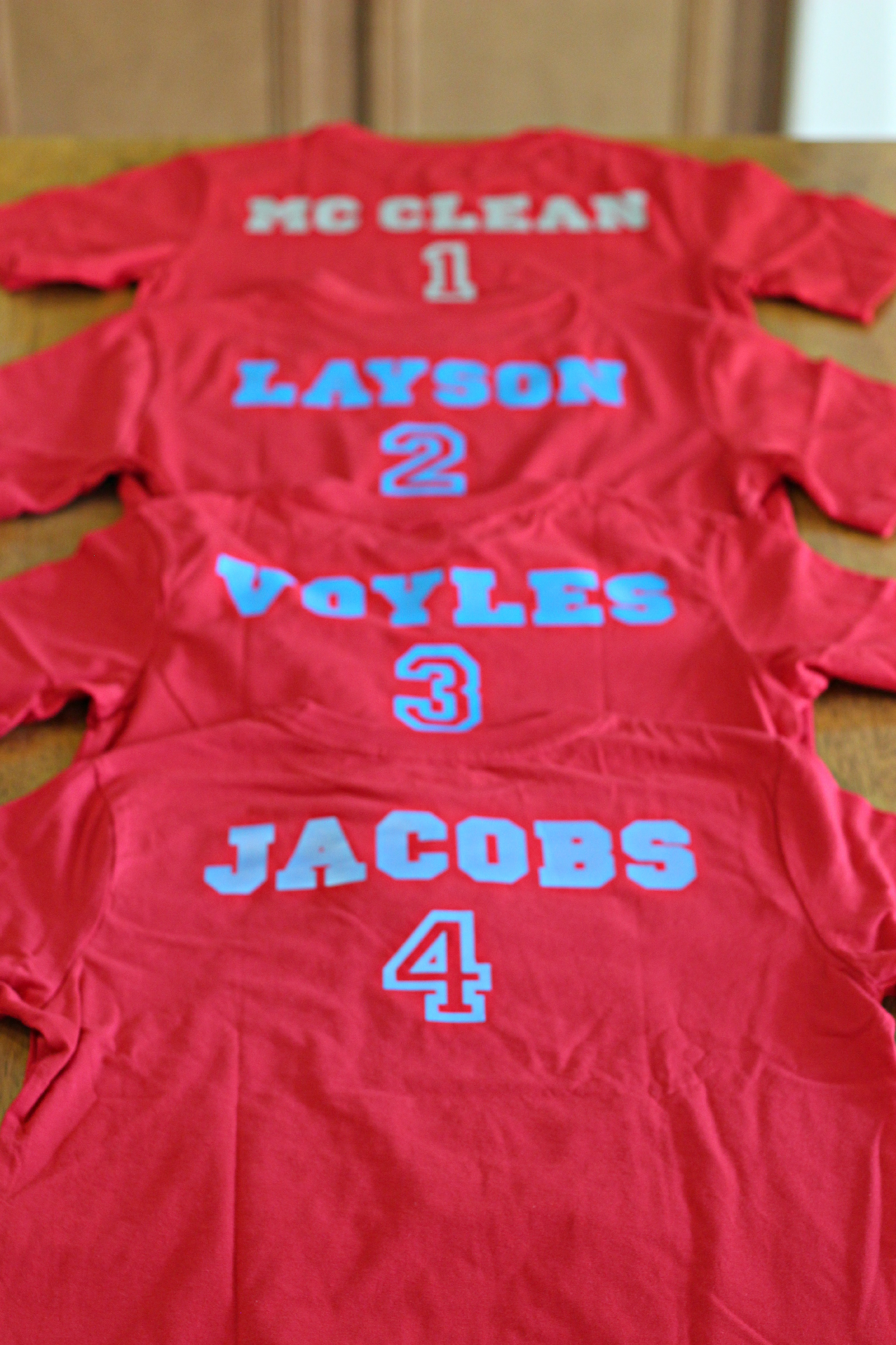 Personalized Vinyl TShirt backs Organize and Decorate Everything