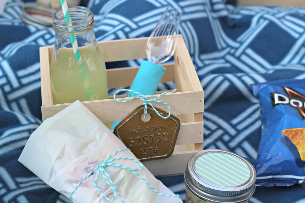 Individual Picnic Crates Organize and Decorate Everything