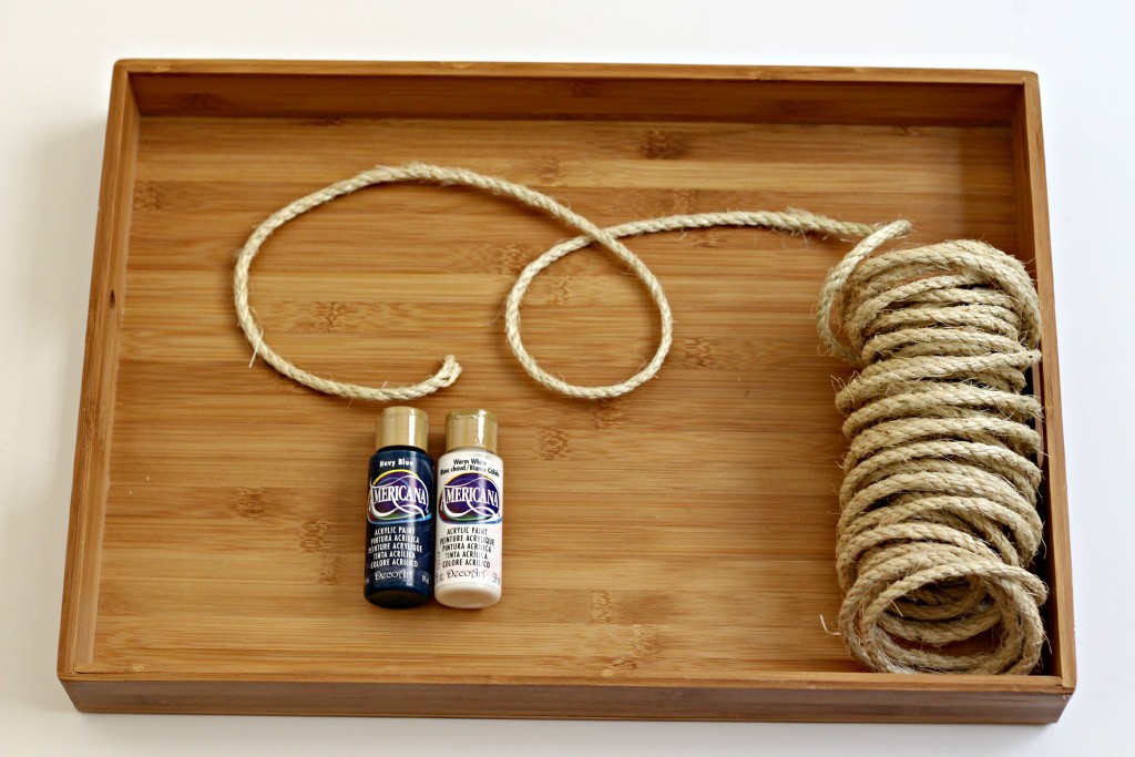 DIY Anchor Tray Organize and Decorate Everything
