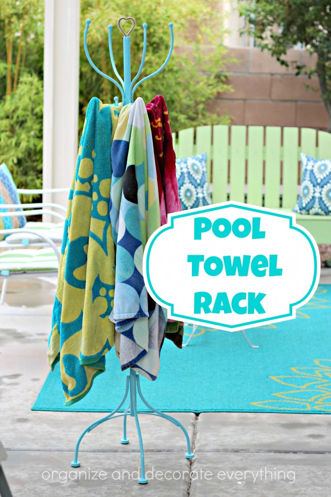 Pool Towel Rack Organize and Decorate Everything