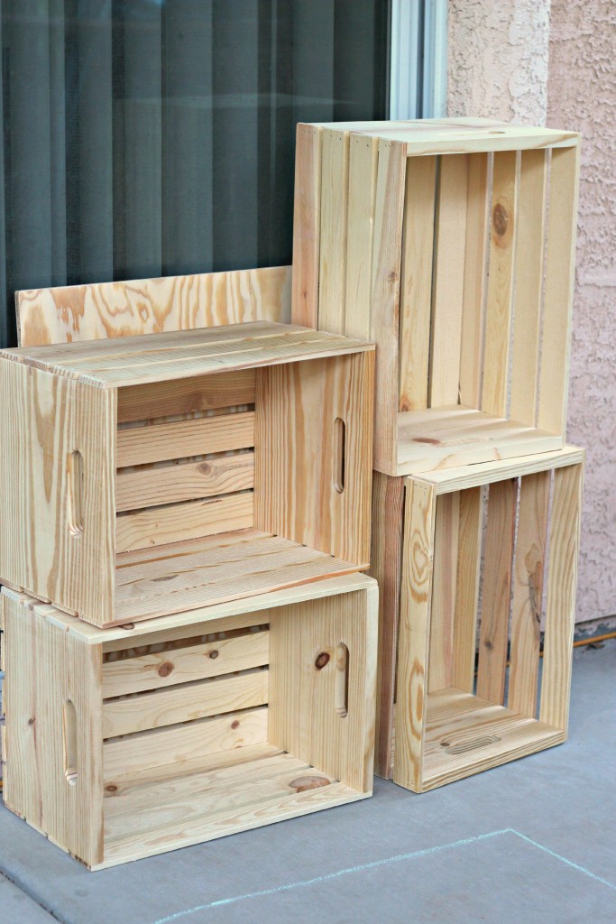 DIY Outdoor Crate Coffee Table Organize and Decorate Everything