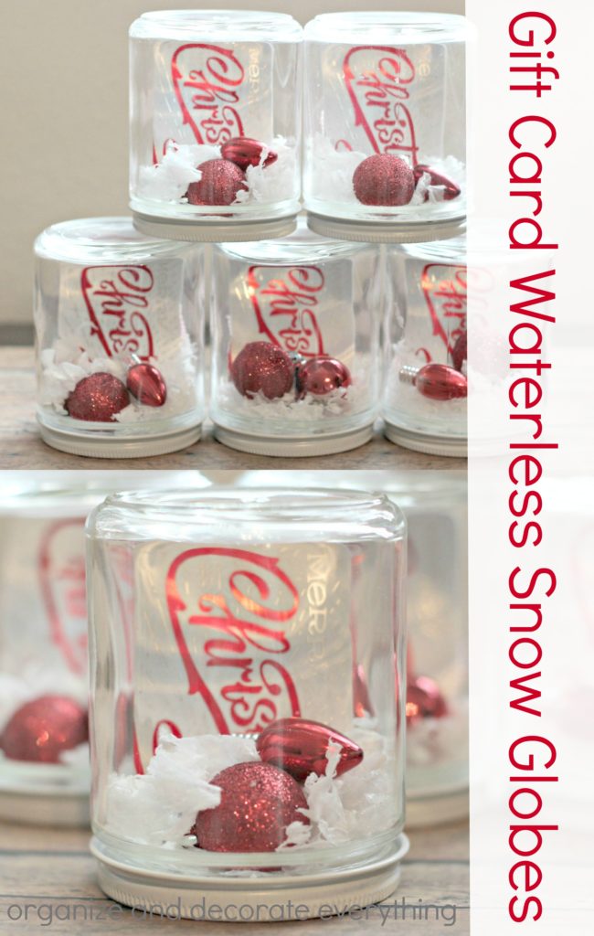 Gift Card Waterless Snow Globes