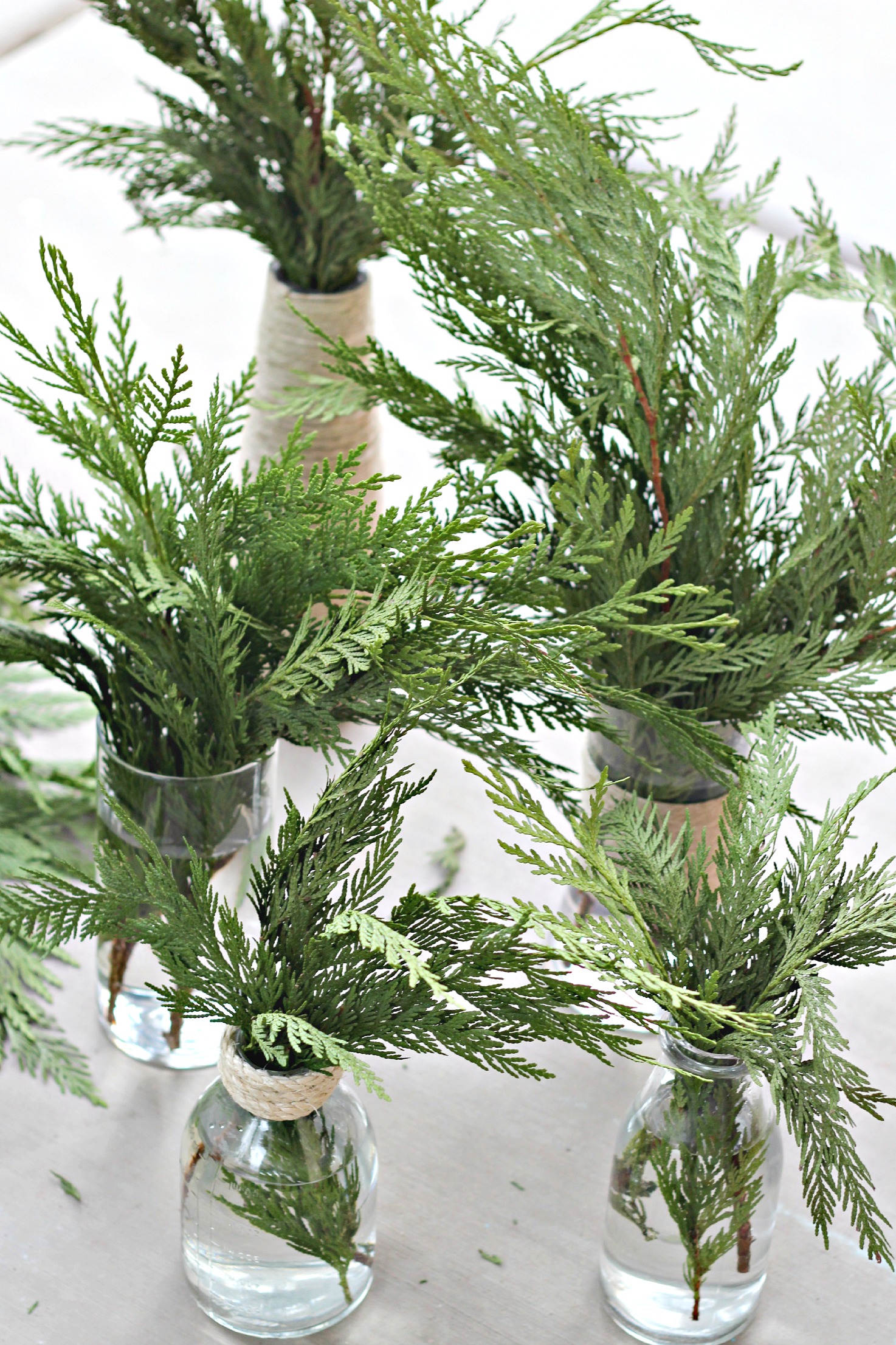 Make a Simple Pine Bough Arrangement Organize and Decorate Everything