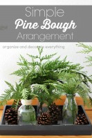 Make a Simple Pine Bough Arrangement