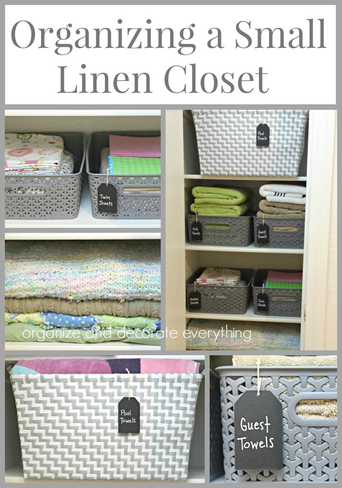 organize a small closet