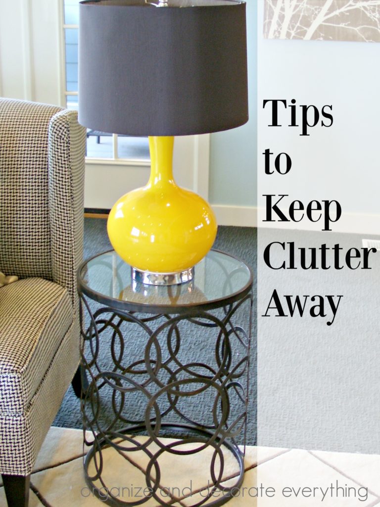 Tips to Keep Clutter Away