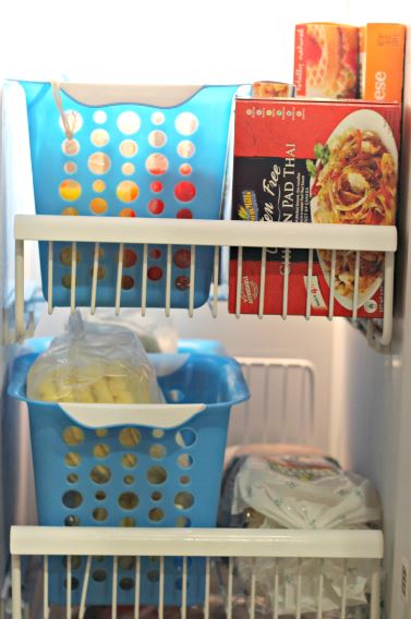 clean fridge and pantry