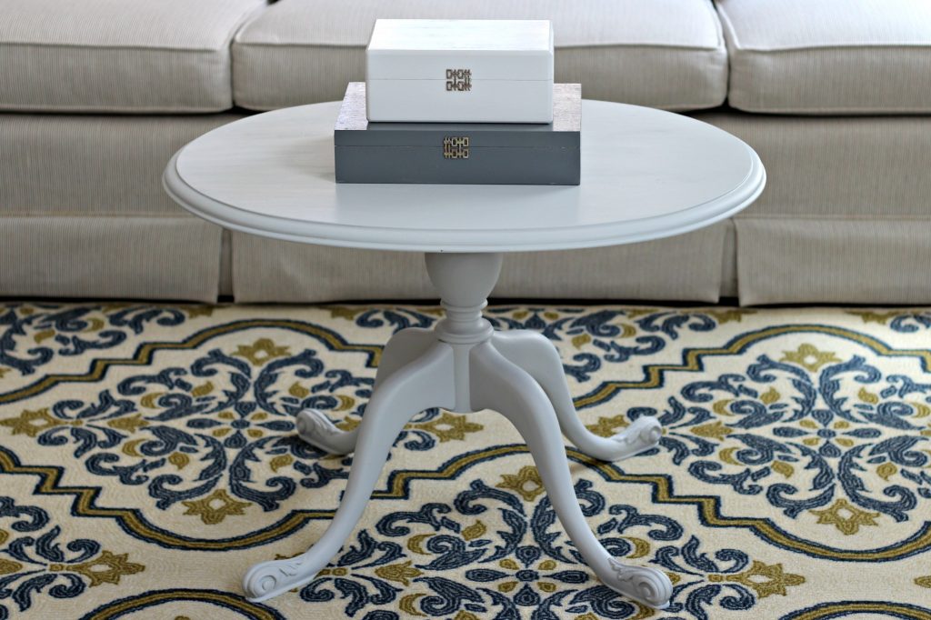 Decorating a Rental rug and table