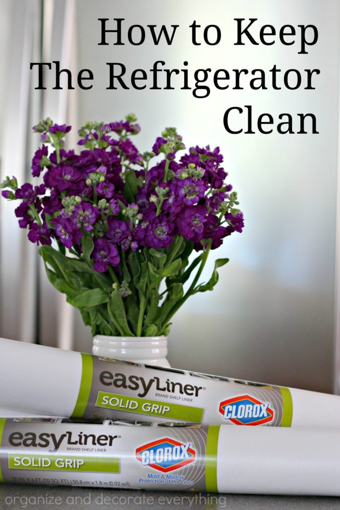 how to keep the refrigerator clean using shelf liners