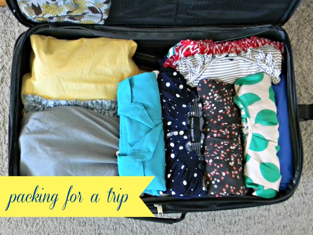 packing for a trip tips
