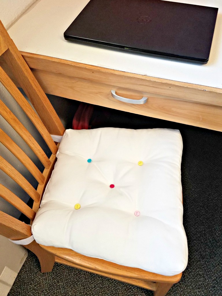 Dorm Room desk chair pad Organize and Decorate Everything