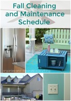 Fall Cleaning and Maintenance Schedule and Printable Checklist