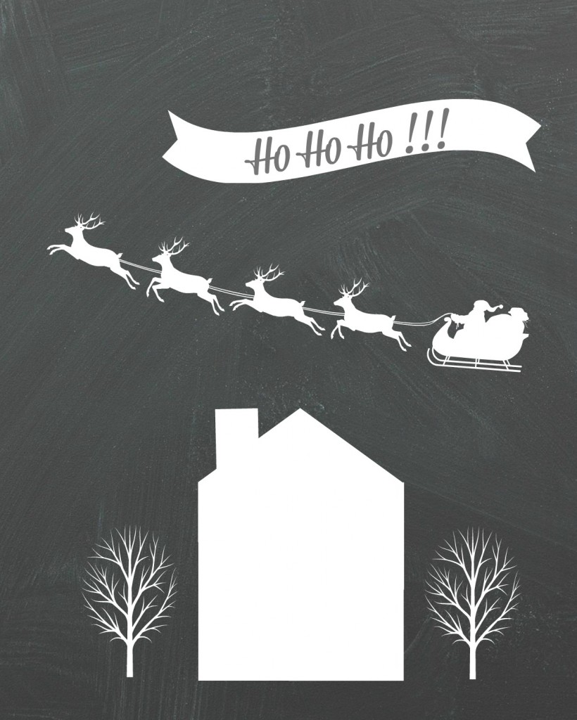 Christmas Chalkboard Printables - Organize and Decorate Everything