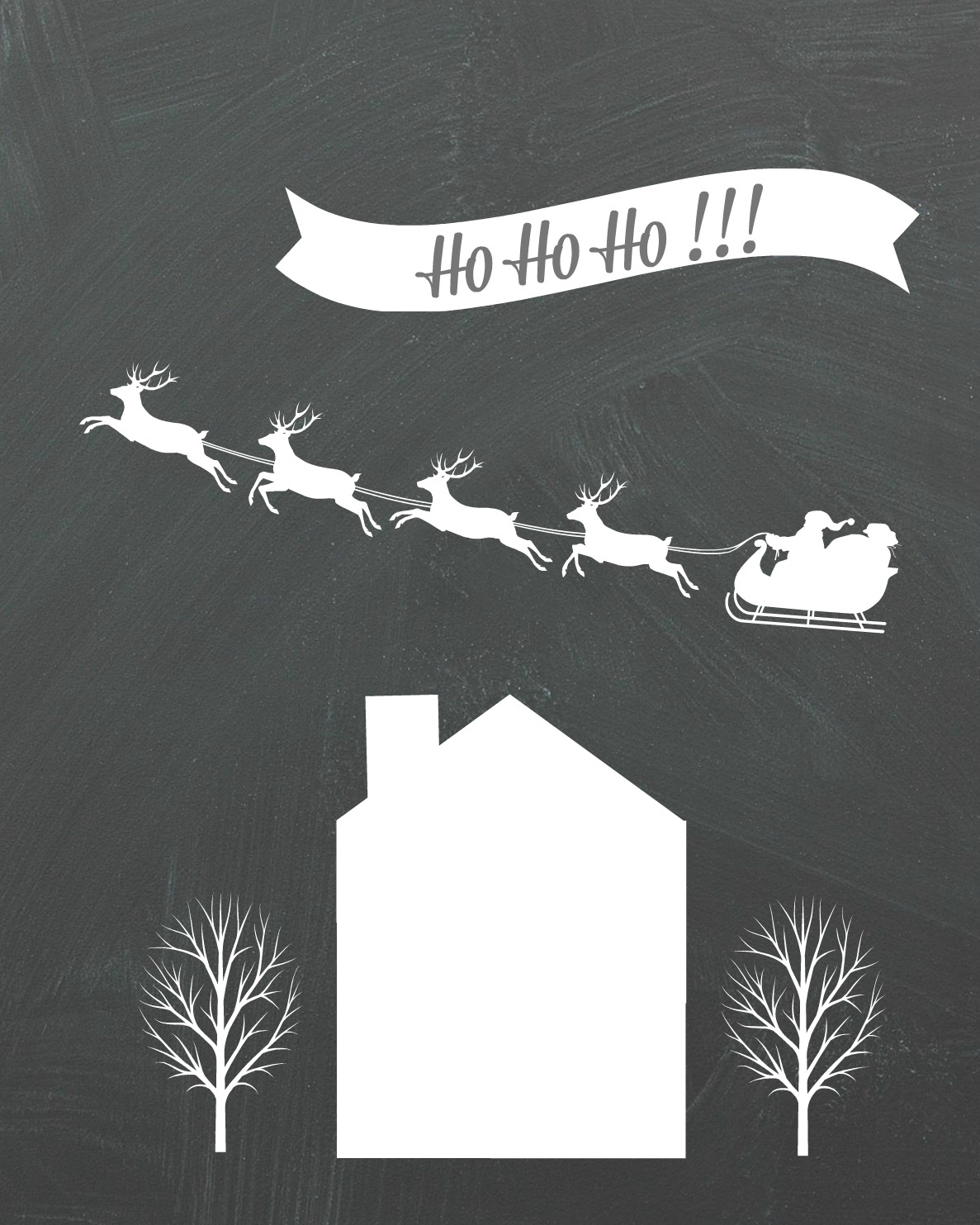 Christmas Chalkboard Printables - Organize and Decorate Everything