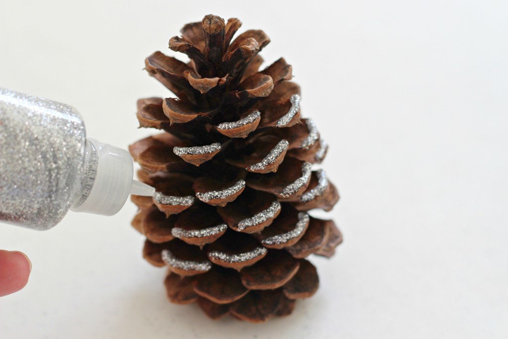 Snowy Pine Cones (4 Ways) Organize and Decorate Everything