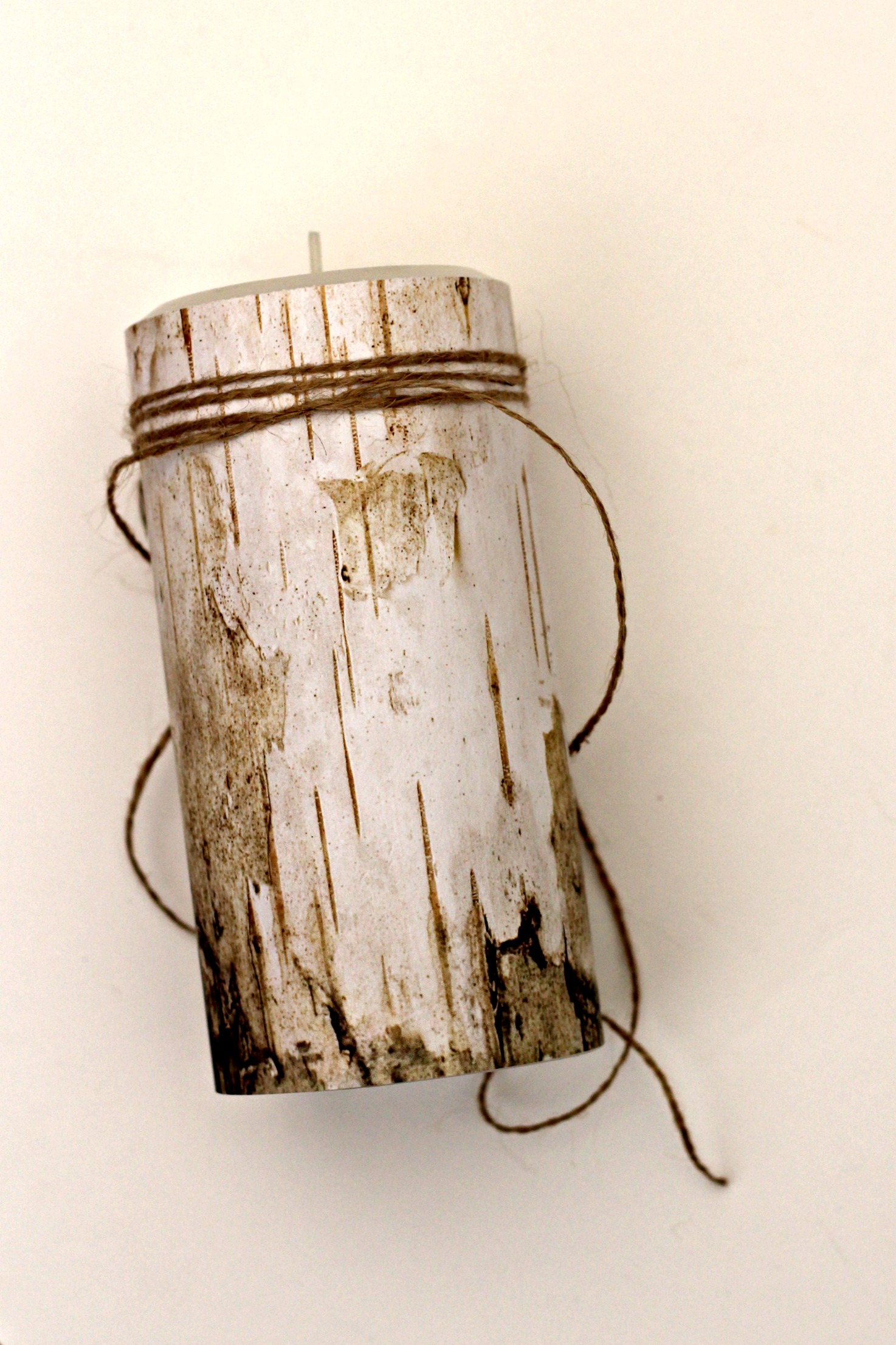 Wood Wrapped Candles Organize and Decorate Everything