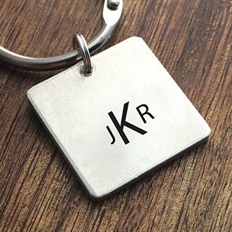 monogram-keychain