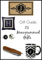 Gift Guide: 25 Monogrammed Gifts for Everyone