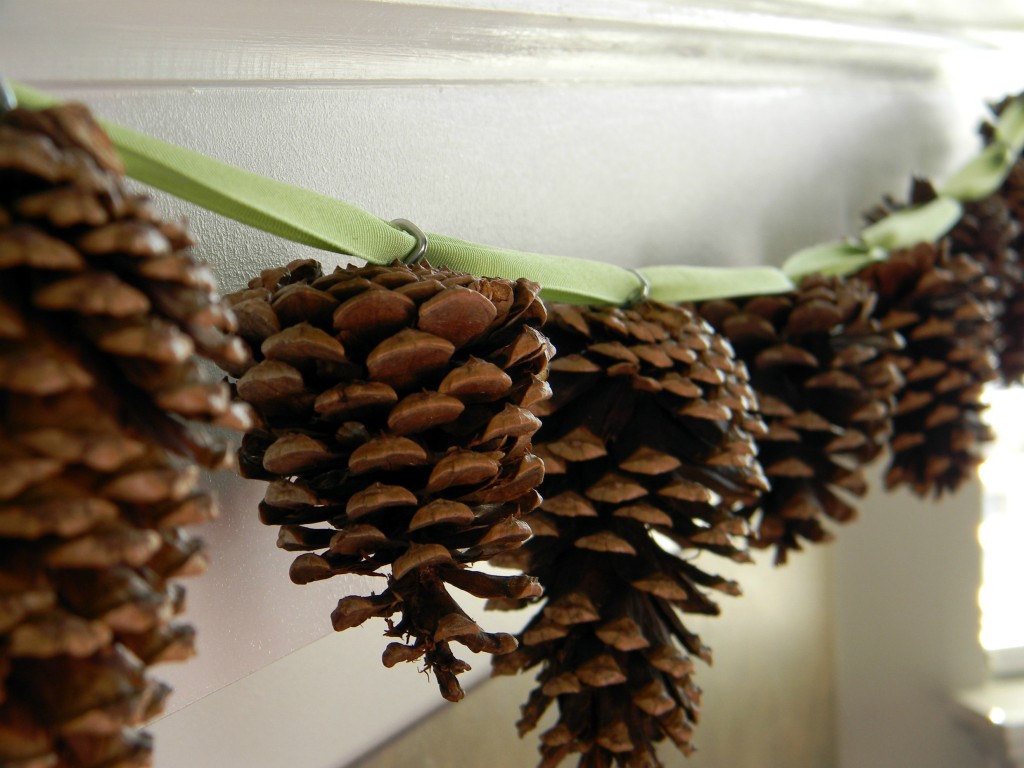 thrifty-christmas-decorating-hanging-pinecones