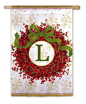 monogram-holiday-wreath-flag