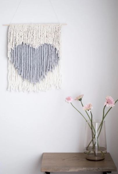 creative heart wall hanging