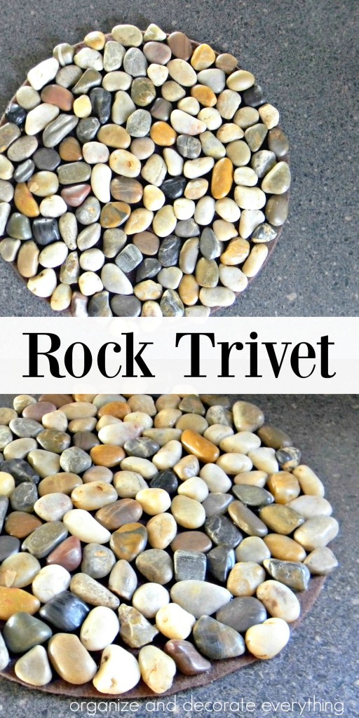 Natural Rock Trivet by Organize and Decorate Everything