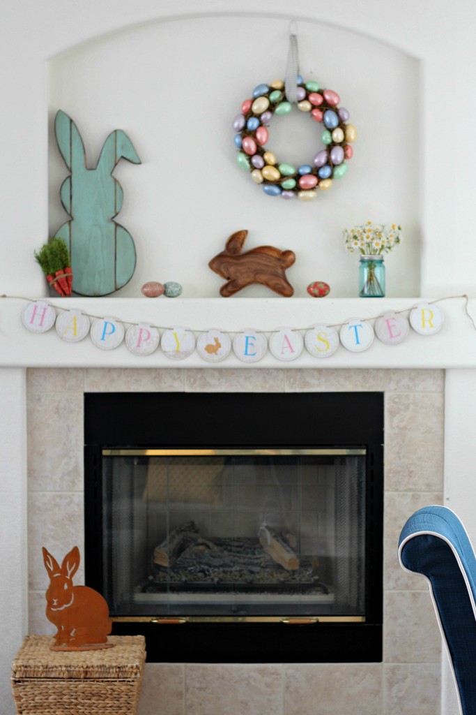 Easter Bunny Mantel