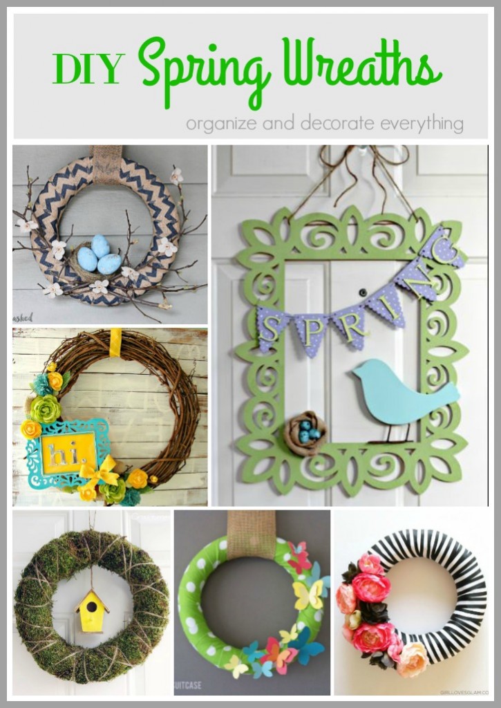 Easy and Beautiful DIY Spring Wreaths