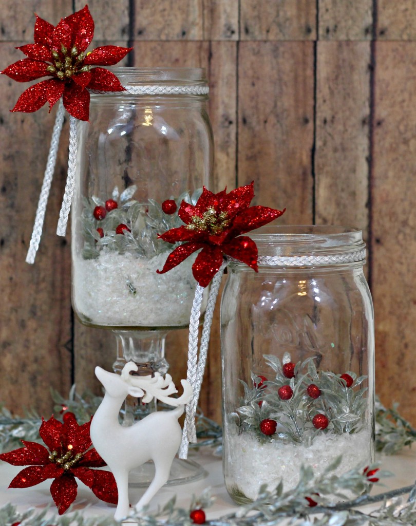 Holiday Mason Jar Luminary 11