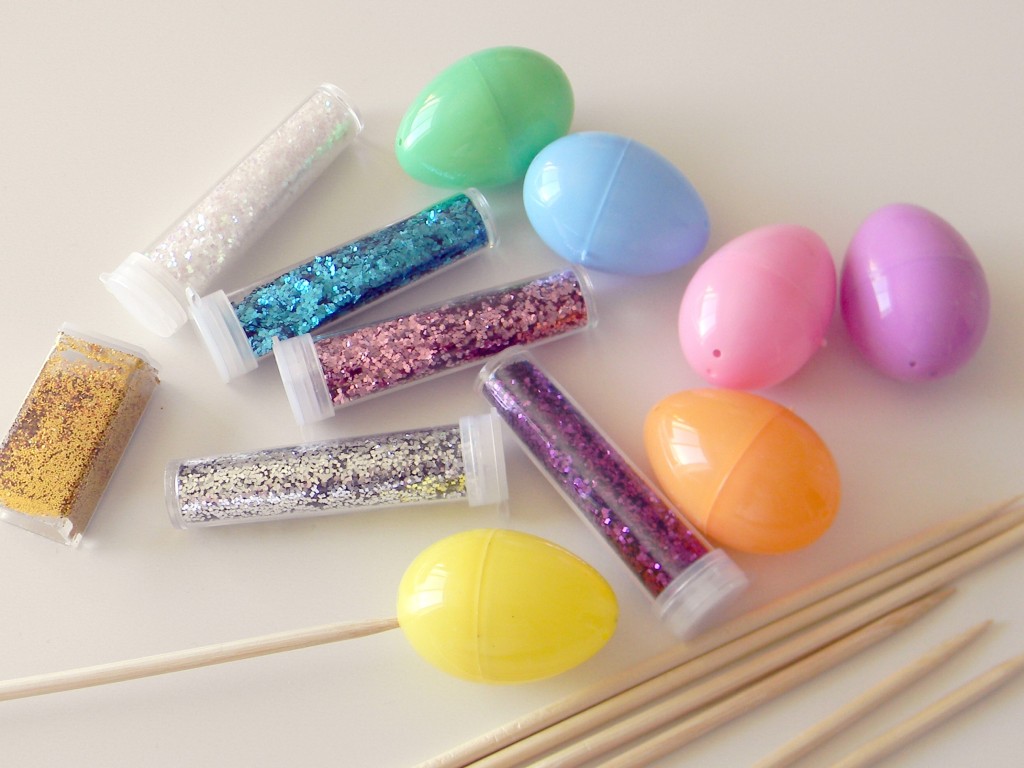 glitter eggs