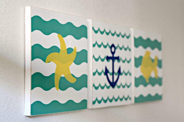 Beach Themed Wood Signs Organize and Decorate Everything