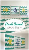 Beach Themed Wood Signs