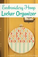 Embroidery Hoop Locker Organizer