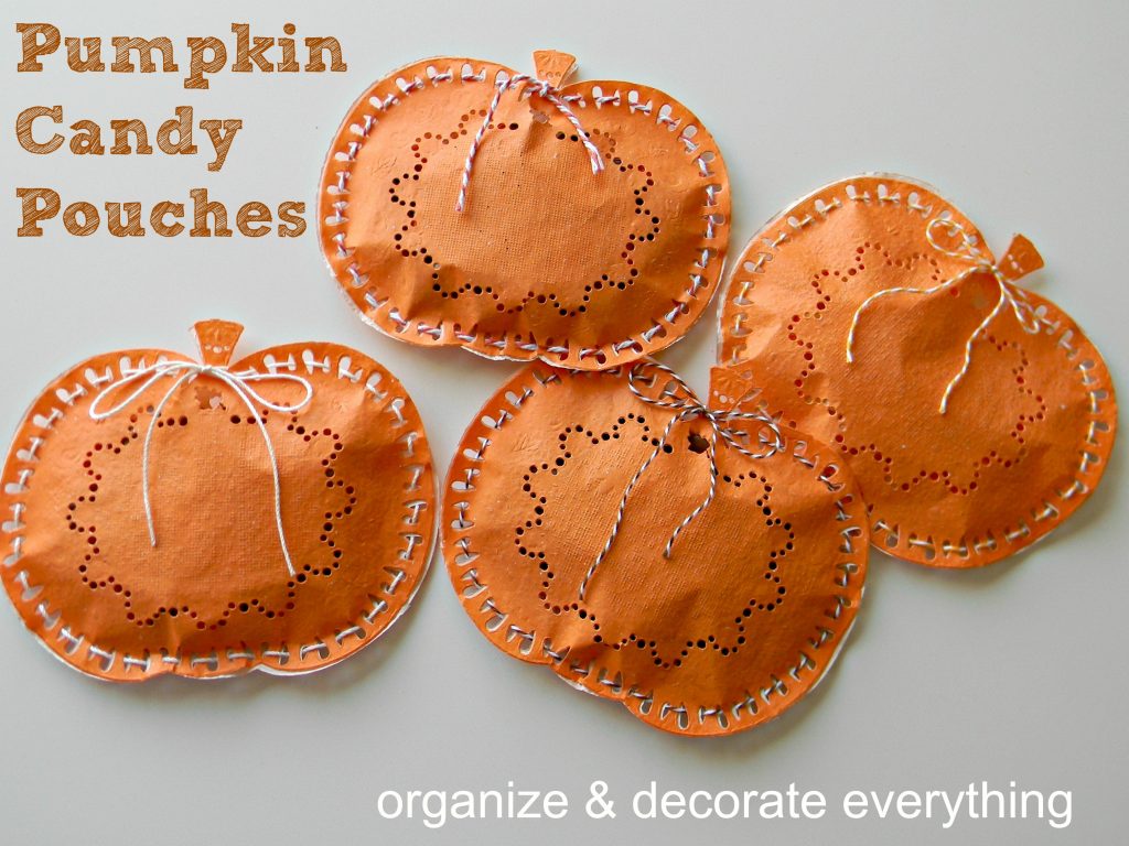 Pumpkin Candy Pouches