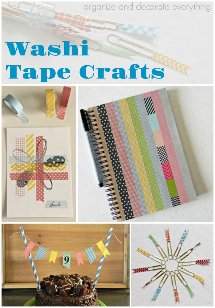 Quick and Easy Washi Tape Crafts