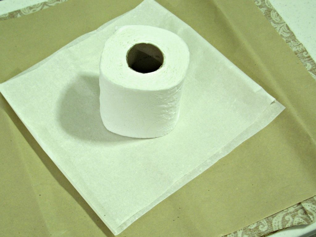 Toilet Paper Fabric Pumpkin layers